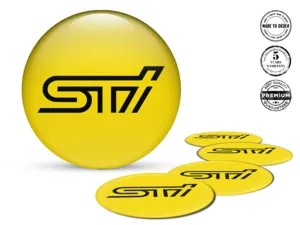 Subaru Wheel Decals High-Gloss Stellar Momentum Core